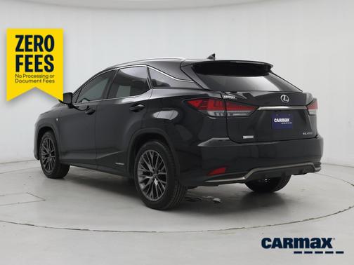 Black 2022 Lexus RX 450h F-SPORT Handling