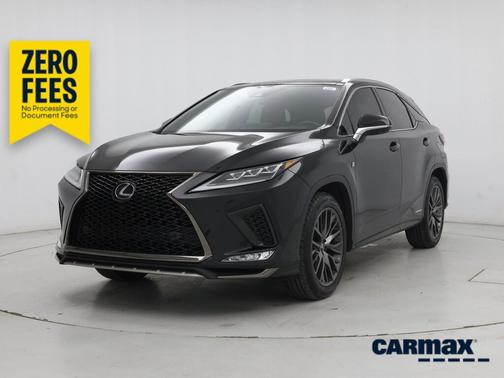 Black 2022 Lexus RX 450h F-SPORT Handling