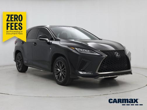 Black 2022 Lexus RX 450h F-SPORT Handling