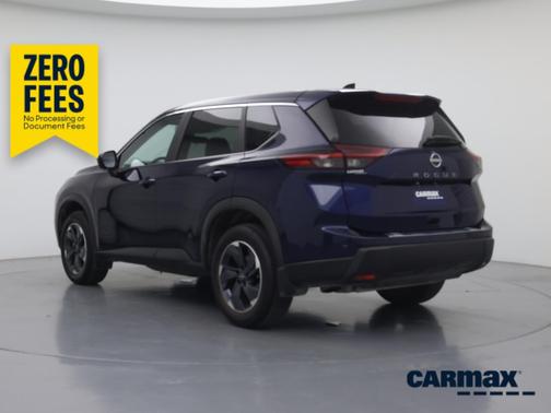 Blue 2025 Nissan Rogue SV