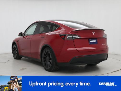 Red 2023 Tesla Model Y Performance