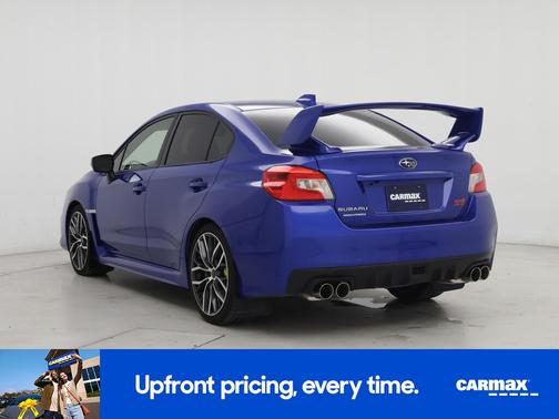 Blue 2020 Subaru WRX STI