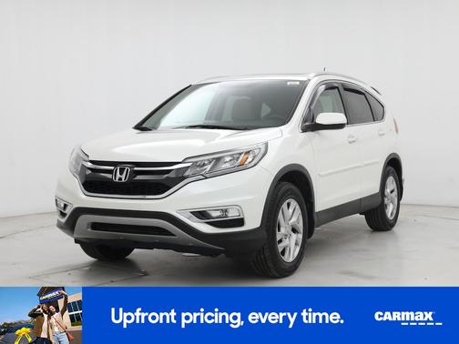 White 2015 Honda CR-V EX-L