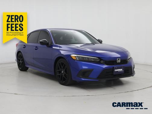 Blue 2024 Honda Civic Sport