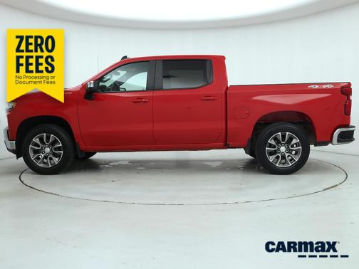 Red 2021 Chevrolet Silverado 1500 LT