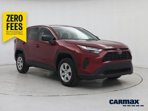 Red 2018 Toyota RAV4 XLE