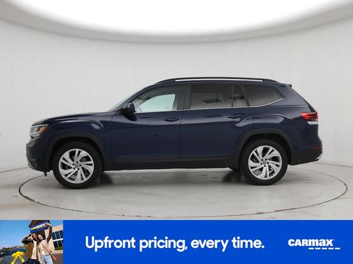 Blue 2021 Volkswagen Atlas SE w/Tech