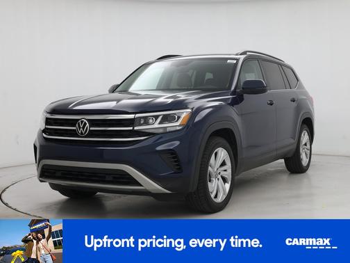 Blue 2021 Volkswagen Atlas SE w/Tech