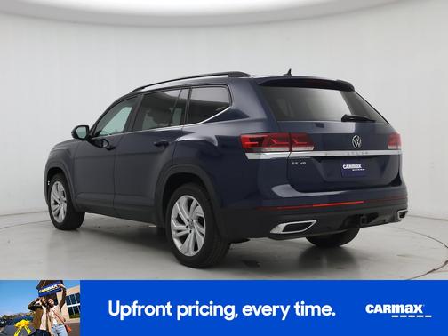 Blue 2021 Volkswagen Atlas SE w/Tech