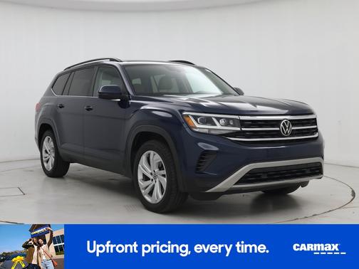 Blue 2021 Volkswagen Atlas SE w/Tech