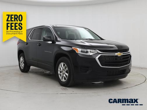 Black 2021 Chevrolet Traverse LS
