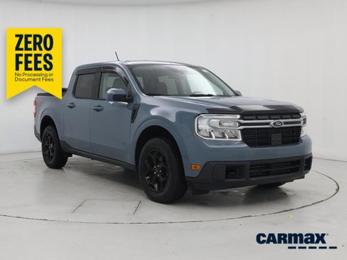 Blue 2022 Ford Maverick Lariat