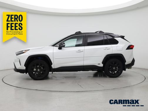 White 2023 Toyota RAV4 Hybrid XSE