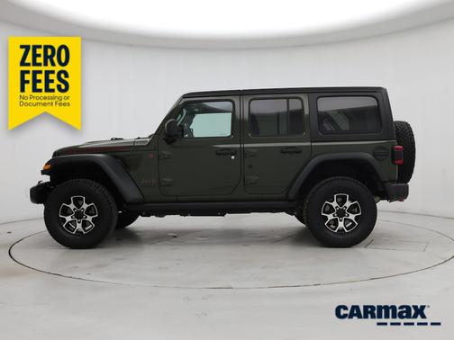 Green 2022 Jeep Wrangler Unlimited Rubicon