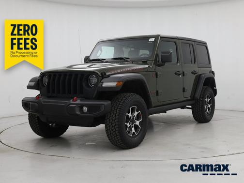 Green 2022 Jeep Wrangler Unlimited Rubicon