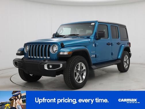 Blue 2019 Jeep Wrangler Unlimited Sahara