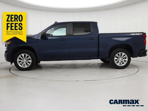 Blue 2023 Chevrolet Silverado 1500 Custom