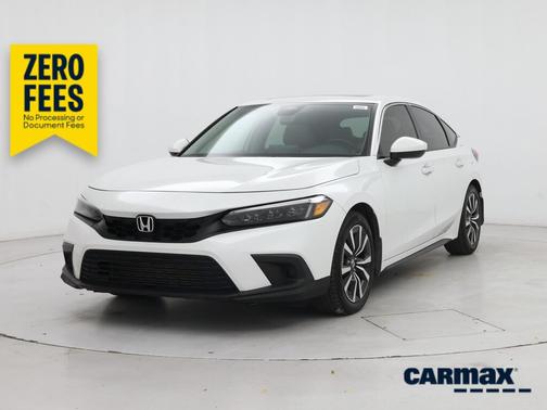 White 2023 Honda Civic EX-L