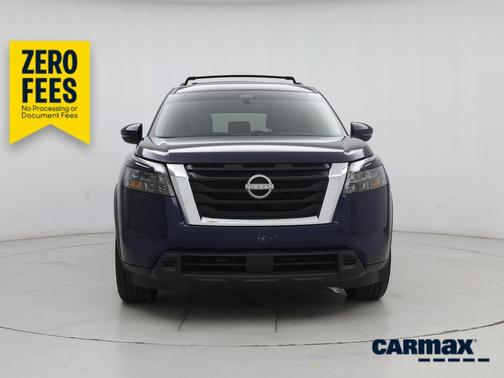 Blue 2025 Nissan Pathfinder SV