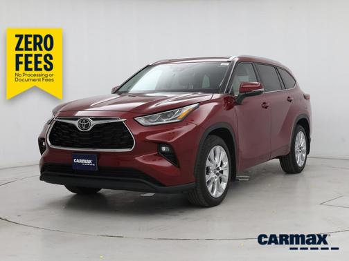 Red 2023 Toyota Highlander Limited