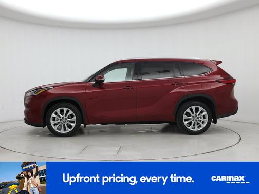 Red 2023 Toyota Highlander Limited