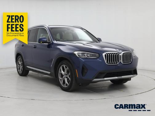 Blue 2022 BMW X3 sDrive30i