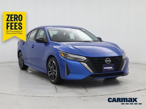Blue 2025 Nissan Sentra SR
