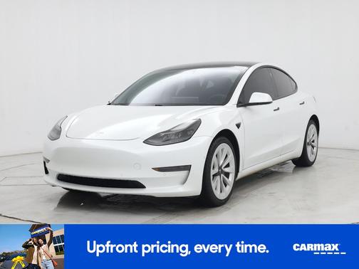 White 2021 Tesla Model 3 Standard Range Plus