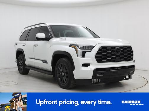 White 2024 Toyota Sequoia Platinum