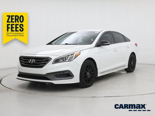White 2016 Hyundai SONATA Sport