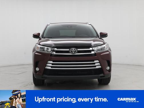 Red 2017 Toyota Highlander Limited