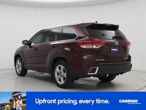 Red 2017 Toyota Highlander Limited