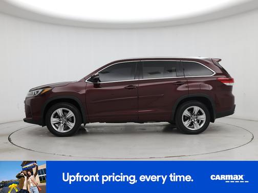 Red 2017 Toyota Highlander Limited