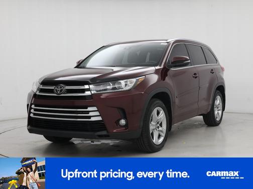 Red 2017 Toyota Highlander Limited