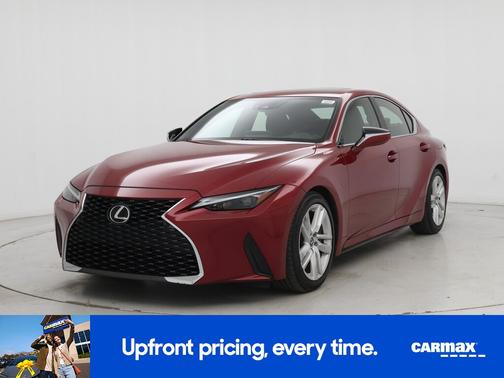 Red 2021 Lexus IS 300