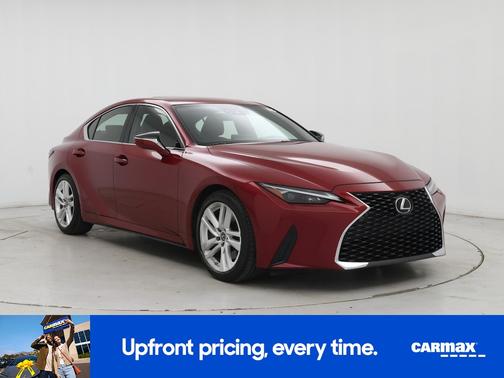 Red 2021 Lexus IS 300