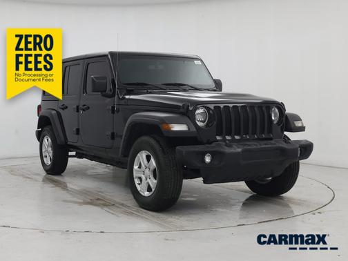 Black 2022 Jeep Wrangler Unlimited Sport S