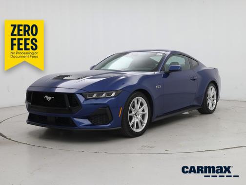 Blue 2024 Ford Mustang GT Premium