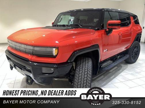 Solar Orange 2025 GMC HUMMER EV SUV 2X