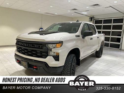 White Sand 2026 Chevrolet Silverado 1500 Custom Trail Boss
