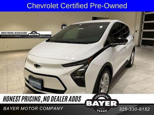 Summit White 2023 Chevrolet Bolt EV 1LT