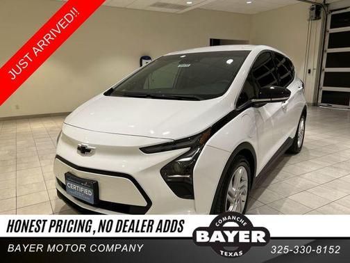 Summit White 2023 Chevrolet Bolt EV 1LT