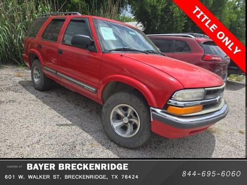 Wildfire Red 2001 Chevrolet Blazer LS