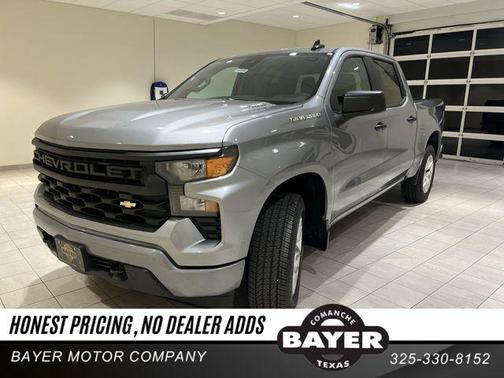 Sterling Gray Metallic 2025 Chevrolet Silverado 1500 Custom