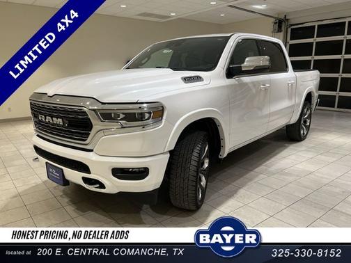Ivory White Tri-Coat Pearlcoat 2024 RAM 1500 Limited
