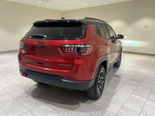 Red 2025 Jeep Compass Trailhawk