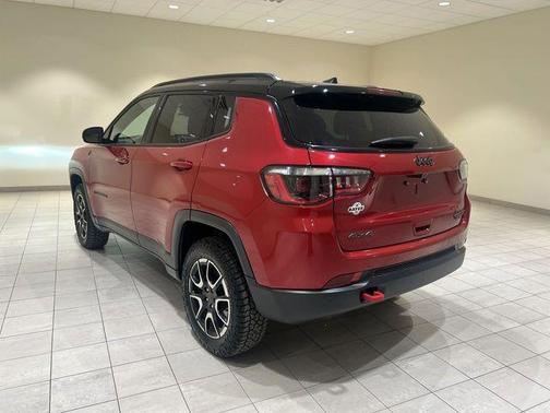 Red 2025 Jeep Compass Trailhawk