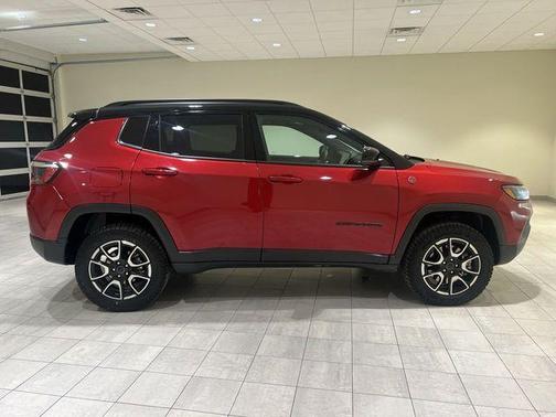 Red 2025 Jeep Compass Trailhawk