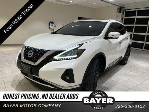 White 2020 Nissan Murano Platinum