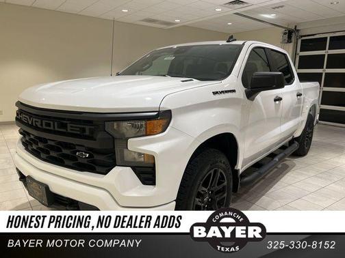 Summit White 2026 Chevrolet Silverado 1500 Custom